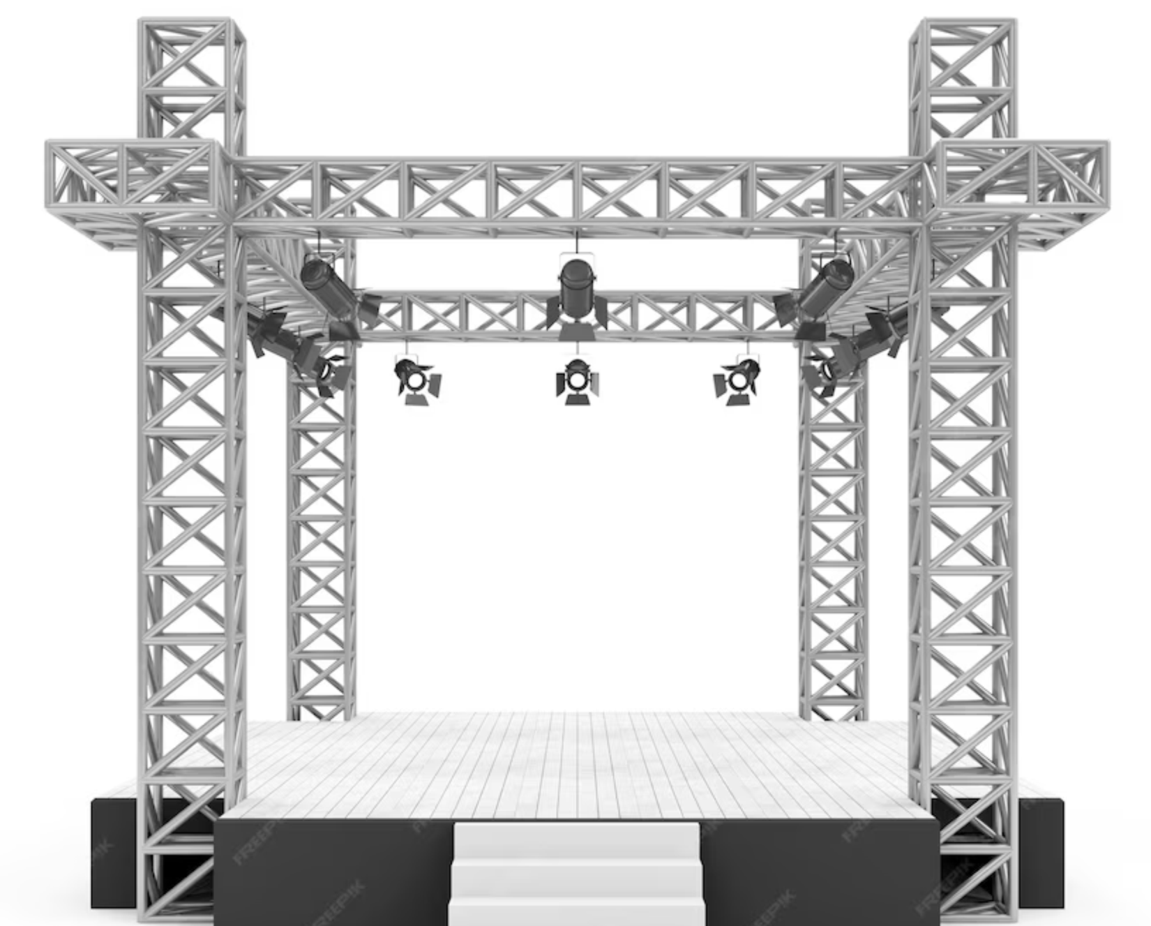 Estruturas para totens de iluminação